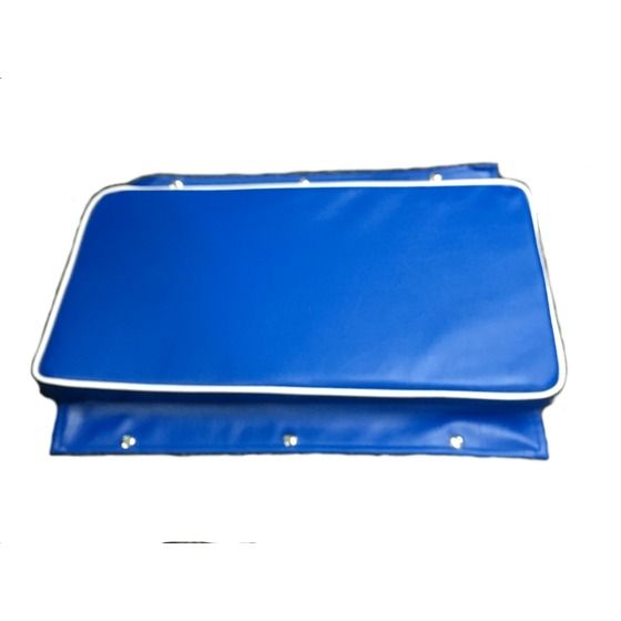 JAYCAR Boat Cushion 600 x 300mm – Royal Blue Marine Vinyl with Snap Flaps