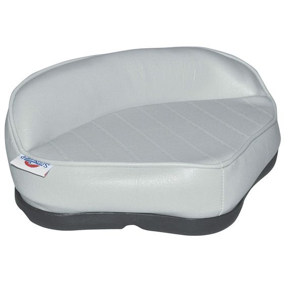 STAND UP UPHOLSTERED PADED BOAT SEAT - GREY