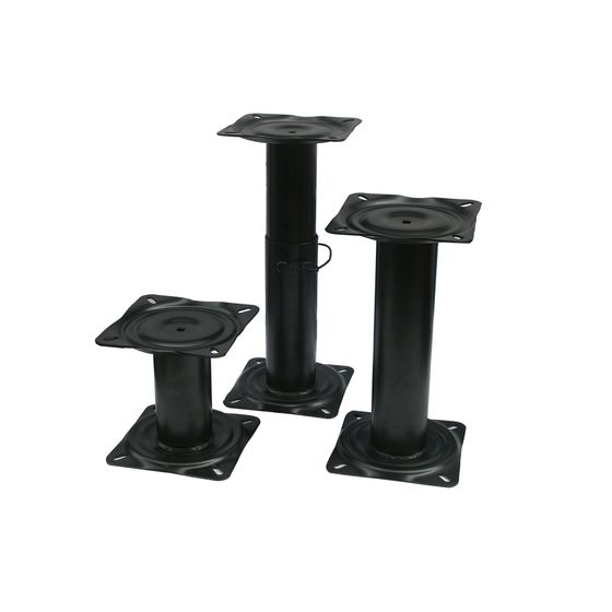 Jaycar Fixed 175mm Boat Seat Pedestal – 7 Inch, 175mm Square Slotted Base
