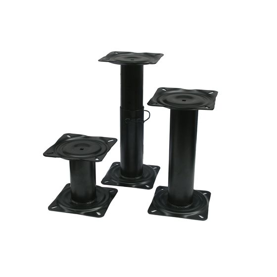 Jaycar Fixed 330mm Boat Seat Pedestal – 13 Inch, 175mm Square Slotted Base