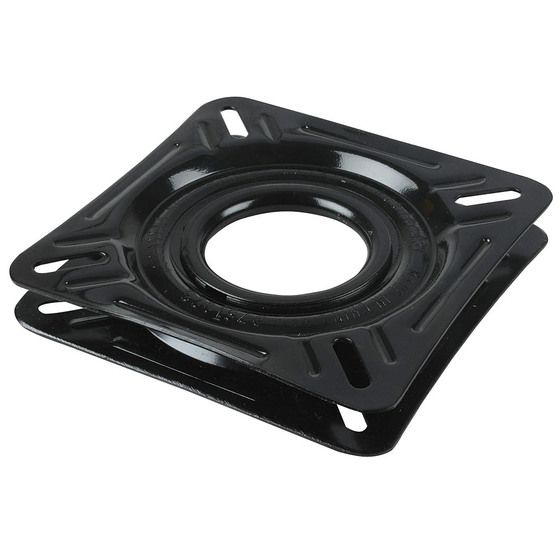 Jaycar Boat Seat Swivel – Black, 175mm Square, Economy Steel