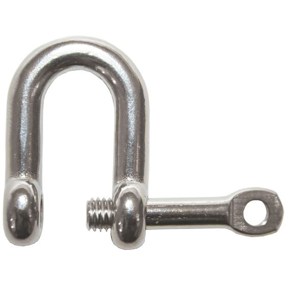 Jaycar D Shackle Captive Pin – 6mm Body Dia, 22mm Throat (MXE040)