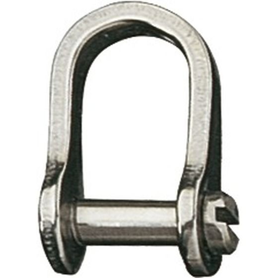Jaycar Slotted Screw D Shackle – 5mm Pin, 18mm Throat