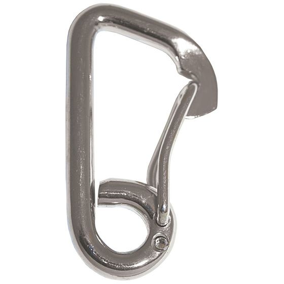 Jaycar Forged Snap Hook – 60mm, 6mm Eye, SWL 300kg, Torsion Spring Keeper