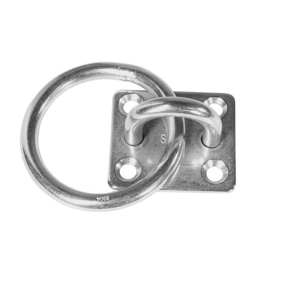 RECTANGULAR 6MM EYE PAD WITH RING