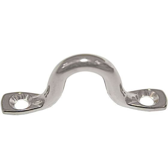 Forged 316 Stainless Steel Saddle – 14mm Opening, 36mm Pitch | Jaycar