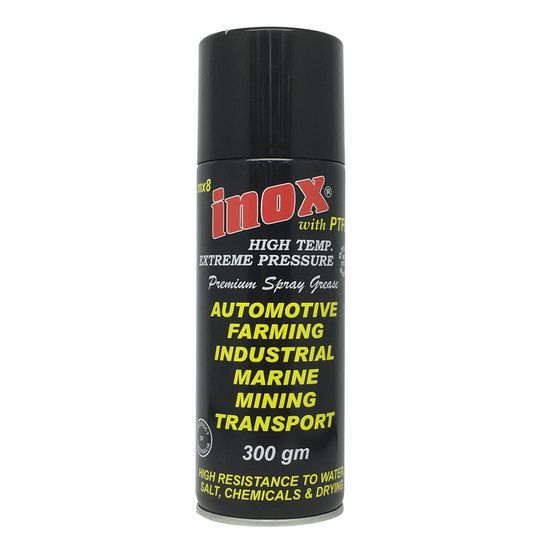 INOX MX8 High Performance Grease – 300g Spray Can | PTFE Lithium Complex for Bearings, Gears & Chains