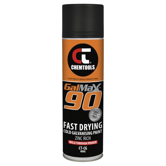 GalMax 90 Cold Galvanising Paint & Weld Through Primer – 90% Zinc Coating for Steel Protection
