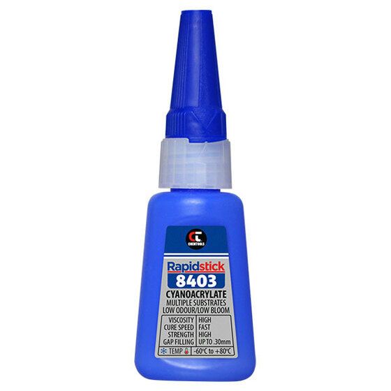 Jaycar Instant Adhesive 8403 Low Bloom Clear 25ml