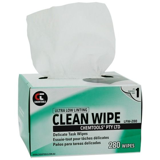 Jaycar Fibreoptic Delicate Task Wipes – Lint-Free Cleaning for Optics, Lenses & Sensitive Components
