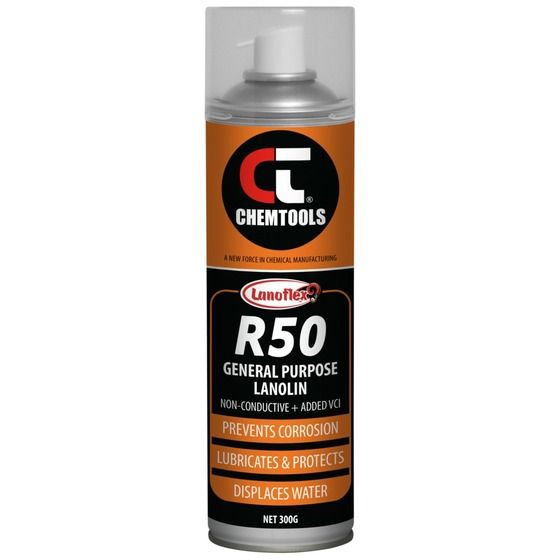 Jaycar R50 Lanolin Lubricant 300g – Non-Conductive Rust-Proof Protection for Metal, Terminals & Leather