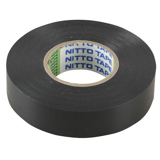 Nitto PVC Electrical Insulation Tape – Black, 20m Roll