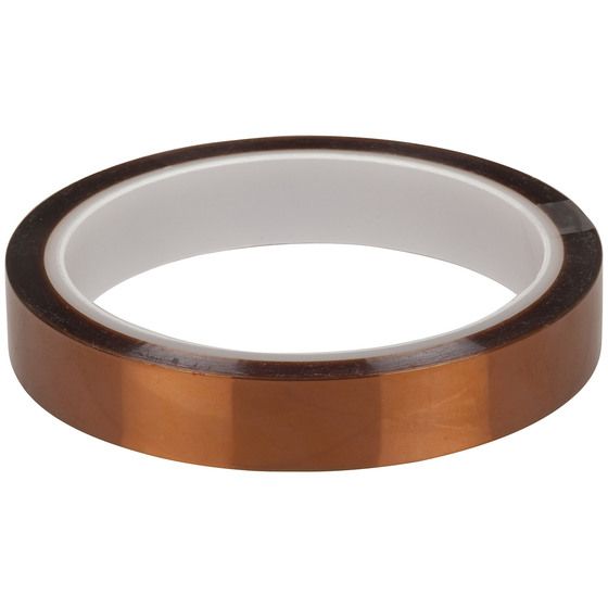 Jaycar Polyimide Hi-Temp Tape – 16mm x 33m | 3D Printer Bed & Thermal Insulation