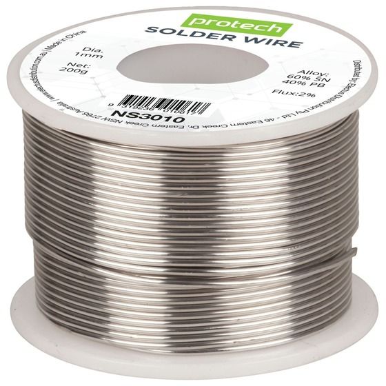 Duratech 1mm Tin/Lead Resin Core Solder – 200g Roll