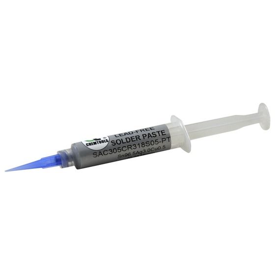 Jaycar Lead-Free Solder Paste SMD Syringe 10g – Bright Joints, Easy Application
