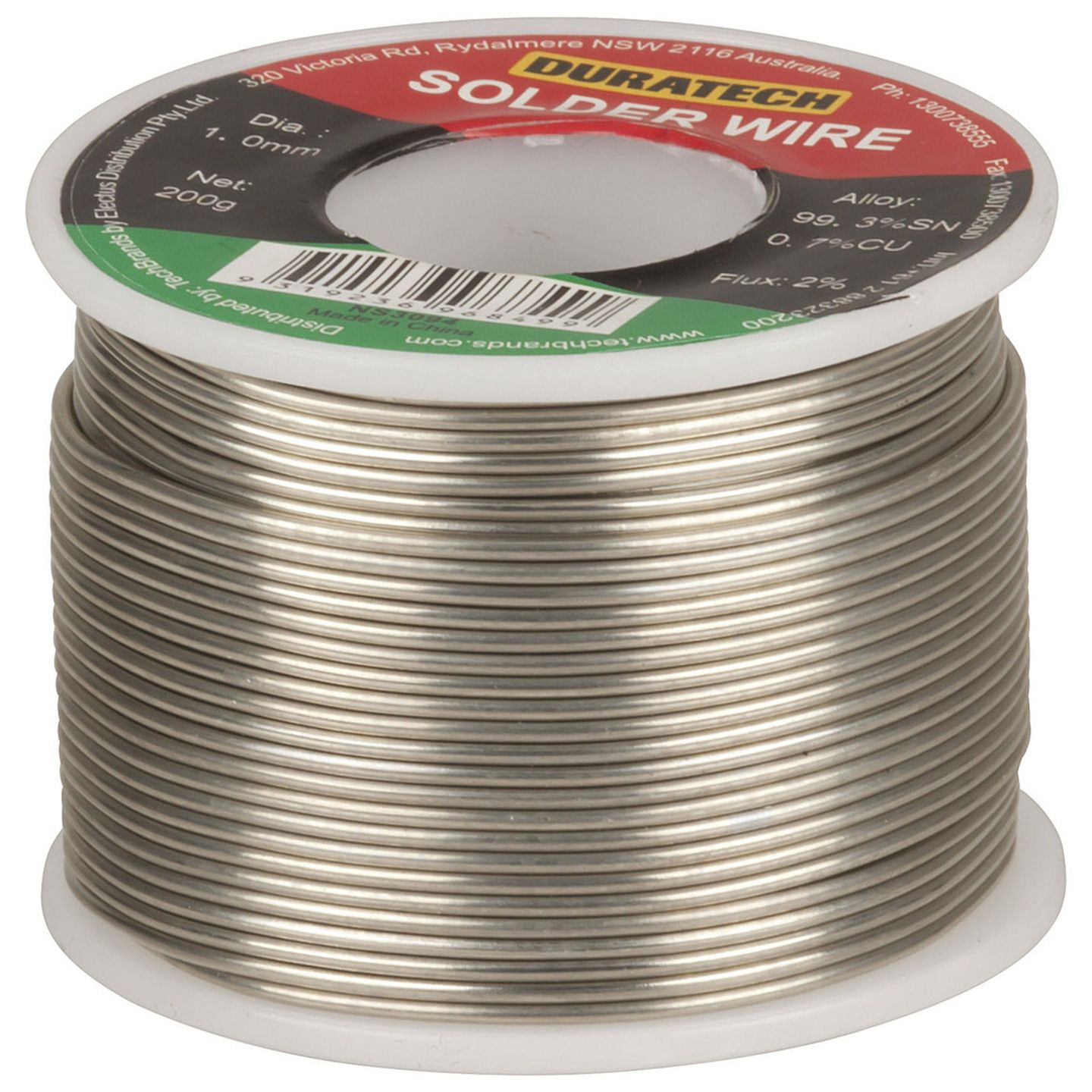 Lead Free Solder 1mm 200g Roll