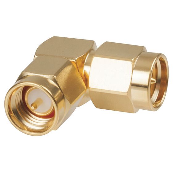 RIGHT ANGLE SMA PLUG ADAPTOR