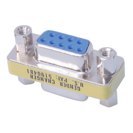 Jaycar D9 Socket to D9 Socket Computer Adaptor