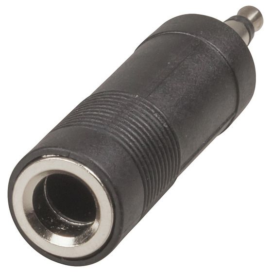 Jaycar 3.5mm Mono Plug to 6.5mm Mono Socket Adaptor