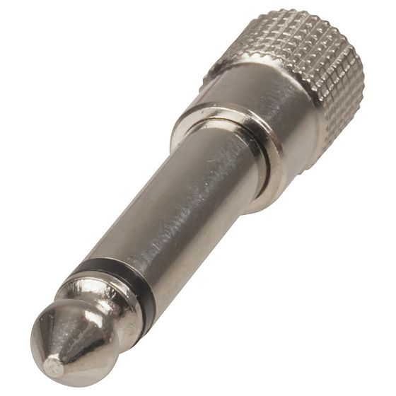 3.5mm Mono Socket to 6.5mm Mono Plug Adaptor – Jaycar PA3588