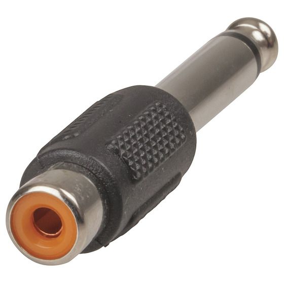 6.5mm Mono Plug to RCA Socket Adaptor – Jaycar PA3592