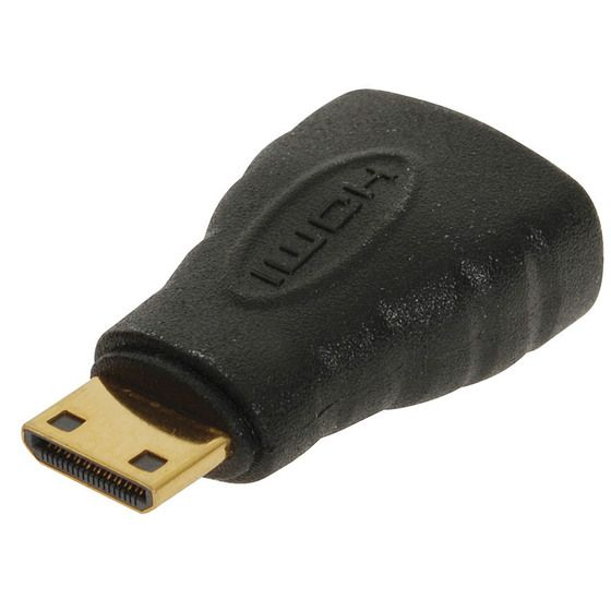 MINI HDMI PLUG TO HDMI SOCKET ADAPTOR