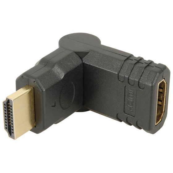 HDMI Plug to HDMI Socket Swivel Adaptor 180° | Jaycar PA3647