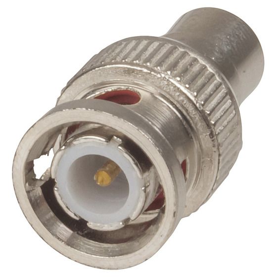 BNC PLUG TO RCA SOCKET ADAPTOR