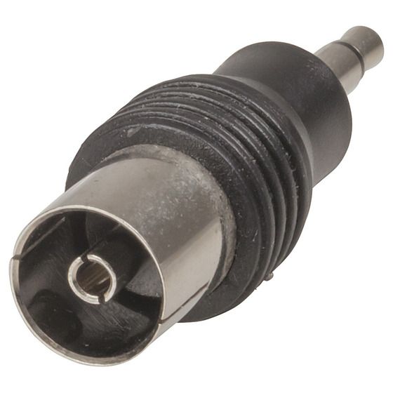 3.5MM PLUG TO PAL TV SOCKET ADAPTOR