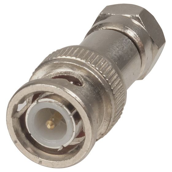 JAYCAR BNC Plug to F59 (PAL / Belling-Lee) Plug Adaptor – PA3661
