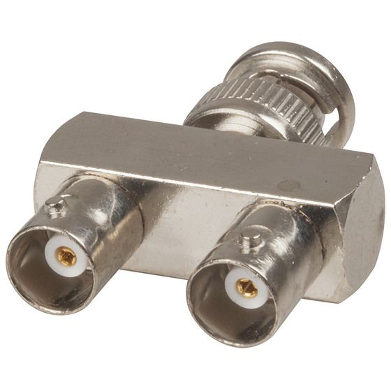 JAYCAR BNC Y Adaptor – One Input, Two Outputs for Video & CCTV (PA3664)