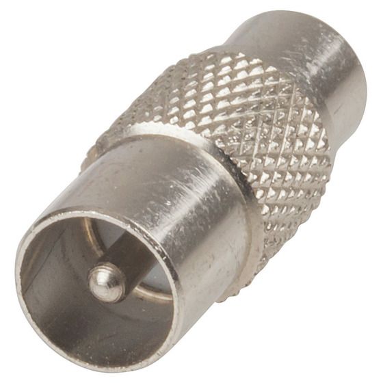 PAL (Belling-Lee) Plug to RCA Socket Adaptor – 75Ω Coaxial Connector | Jaycar