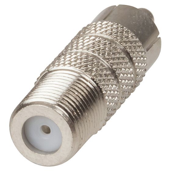 RCA PLUG TO F81 SOCKET ADAPTOR
