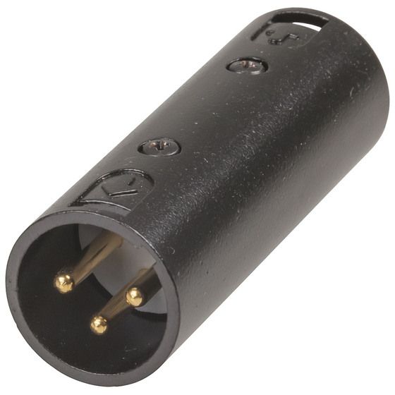 Jaycar 3-Pin XLR Male-to-Male Plug Adaptor – Balanced Audio Connection