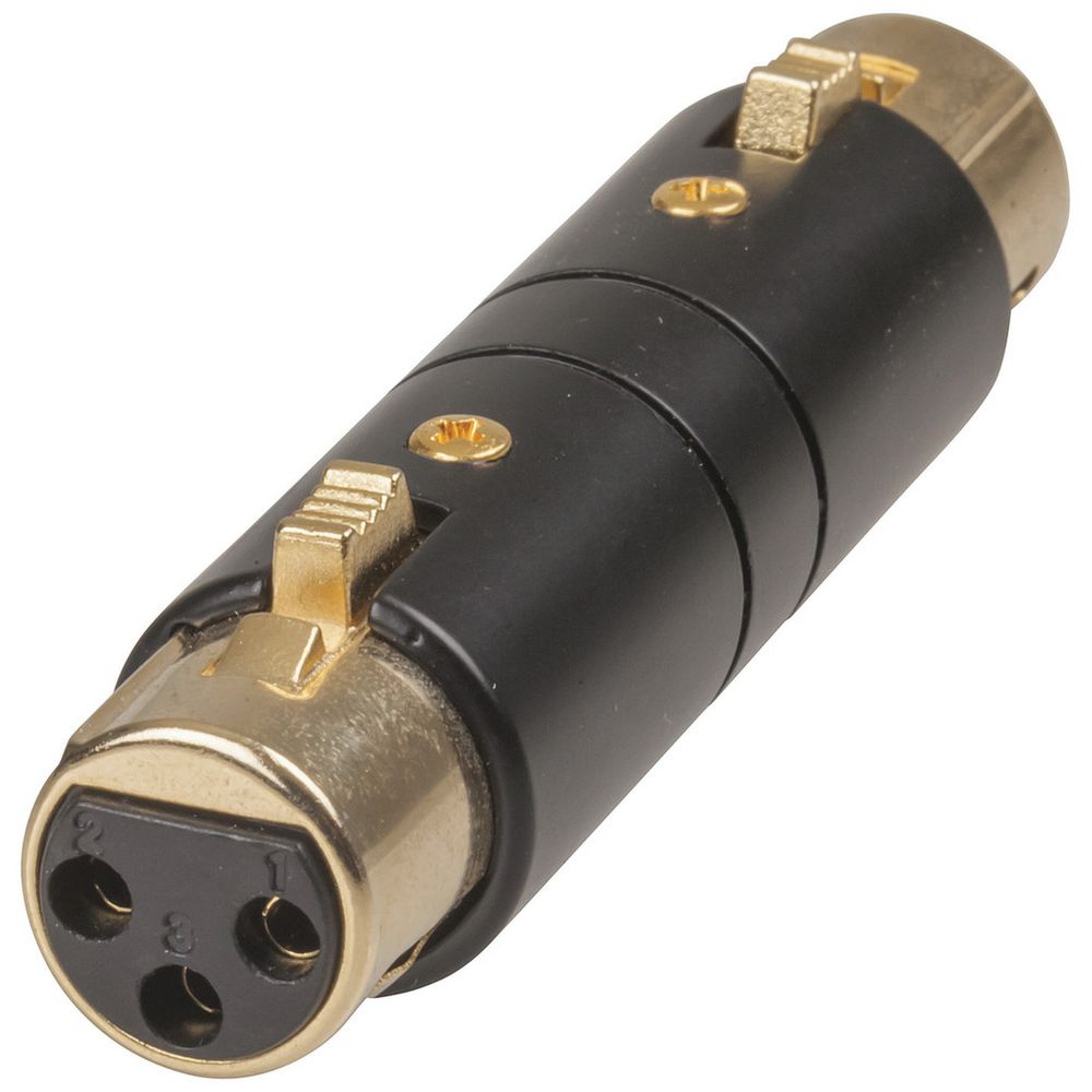 3 Pin XLR Type Socket to RCA Plug Adaptor | Jaycar Australia