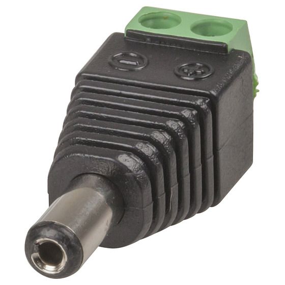 Jaycar 2.1mm DC Plug with Screw Terminals – Hardwire Connector for Power Supply Wiring & Projects