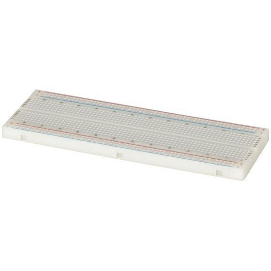 Jaycar Arduino-Compatible Breadboard – 830 Tie Points, Adhesive Back