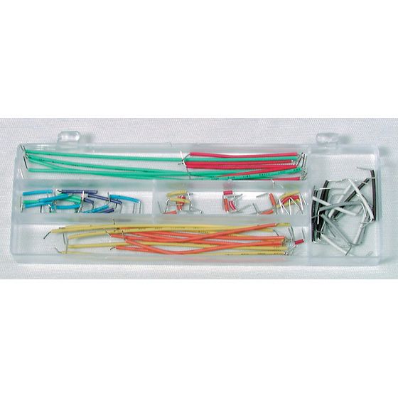Jaycar Breadboard Jumper Wire Kit – 70 Pre-Stripped Right-Angle Wires (PB8850)