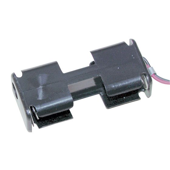 Jaycar 2 x AA Battery Holder – Side by Side, Nickel-Plated Terminals (PH9202)