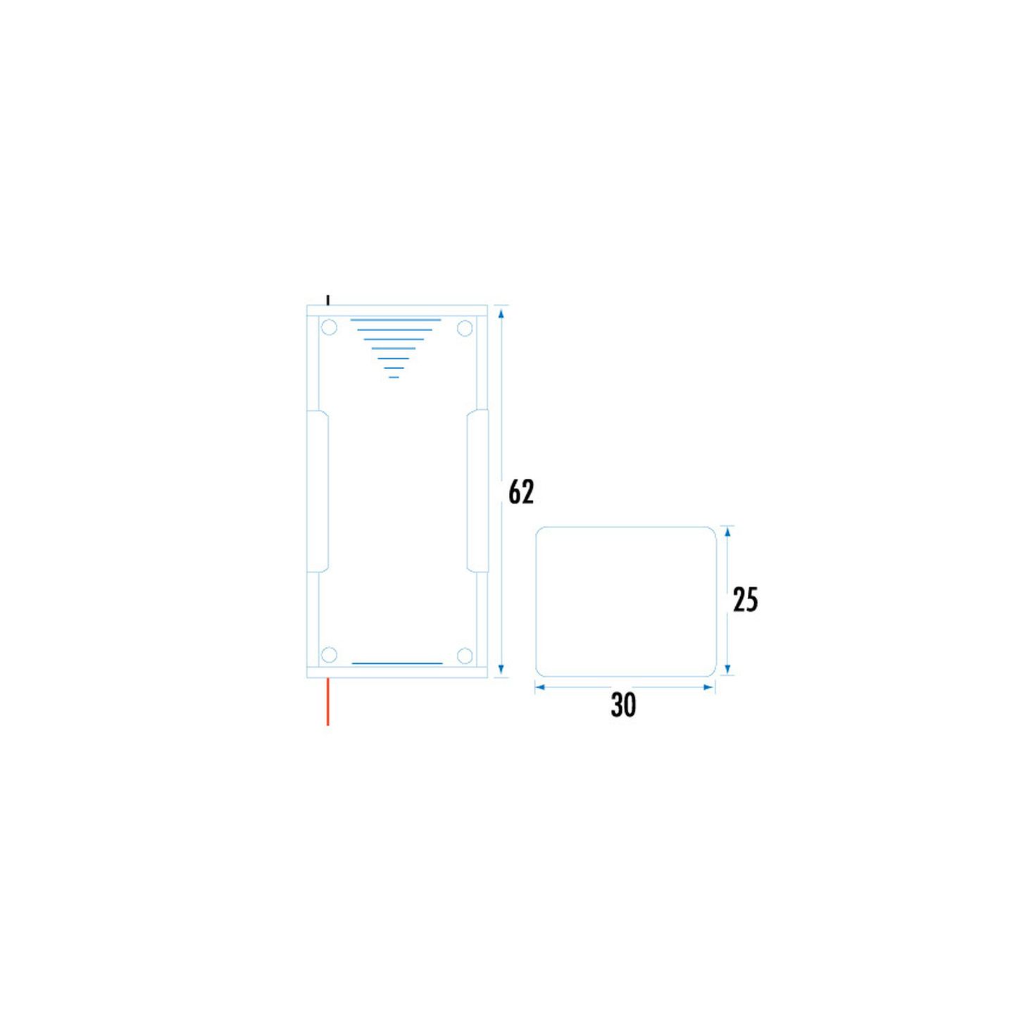 1 X C Cell Battery Holder