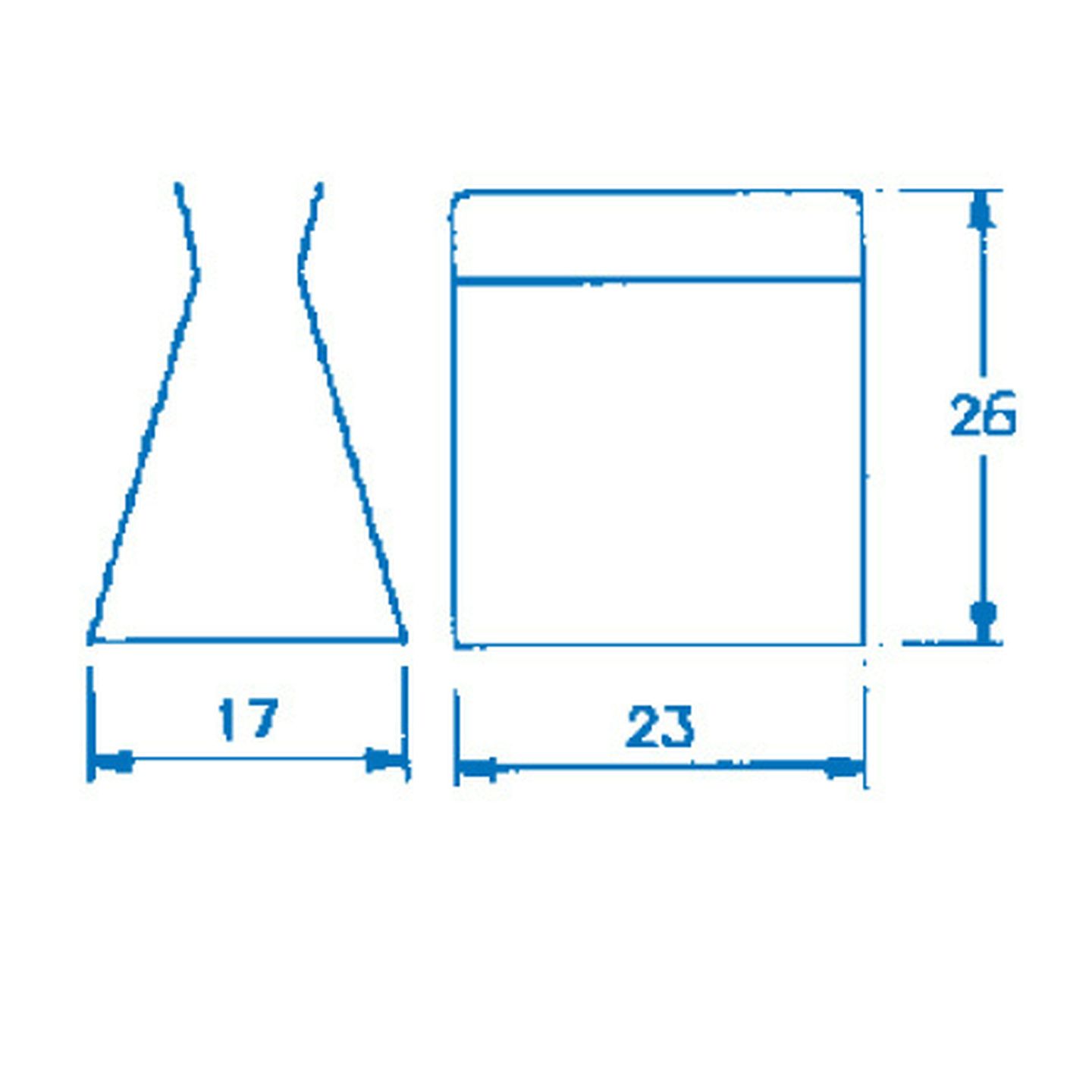 Metal 9V Battery Holder