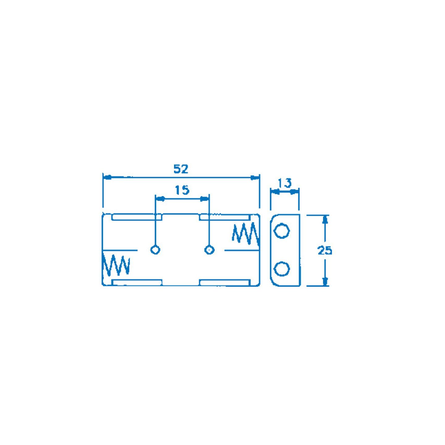 2 x AAA PCB Mount