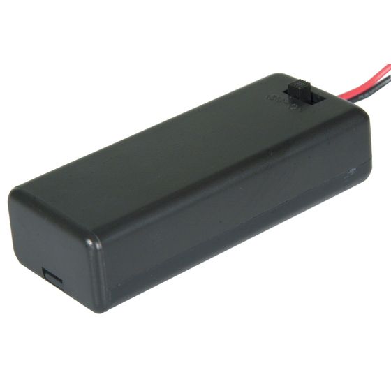 2AAA SWITCHED BATTERY ENCLOSURE