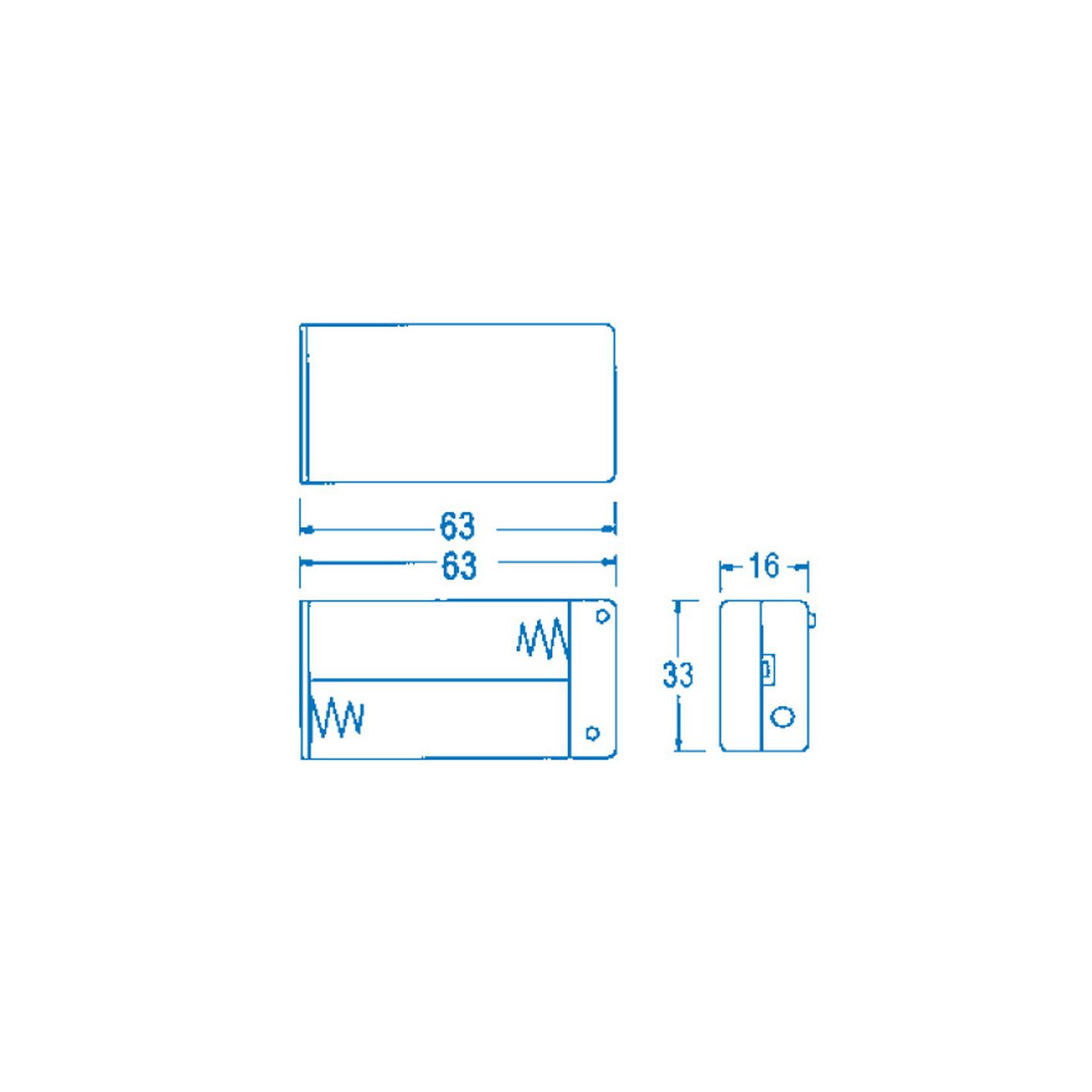 2AAA Switched Battery Enclosure