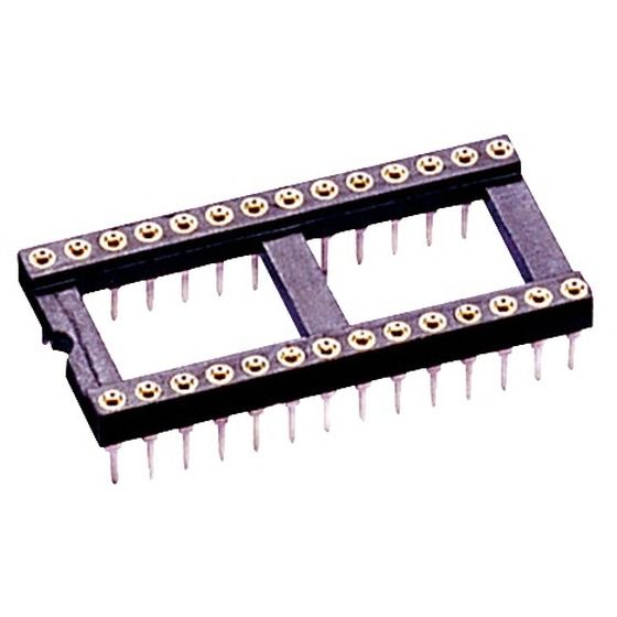 Jaycar 28-Pin Gold Insert Machined Pin IC Socket