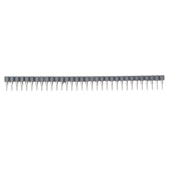 Jaycar 32-Way Machined Pin IC Socket Strip – Gold Insert
