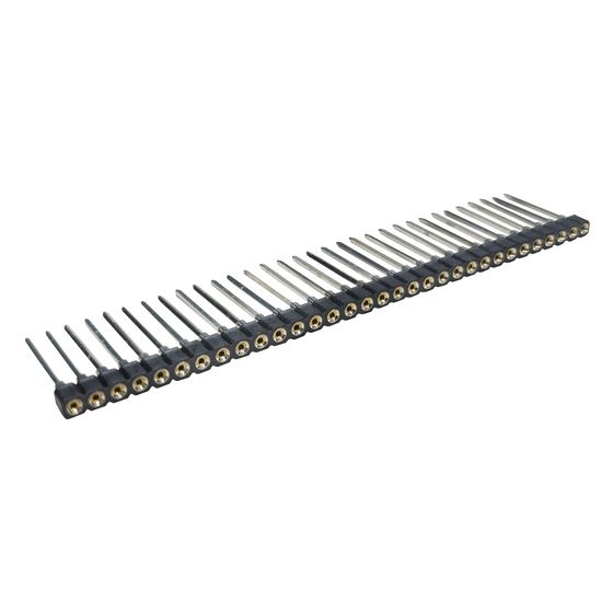 Jaycar 32-Way Wire Wrap Pin IC Socket Strip – Gold Insert