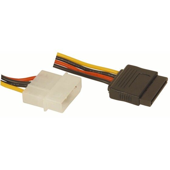 Jaycar Serial ATA HDD Power Cable – SATA to 4 Pin Molex Adapter