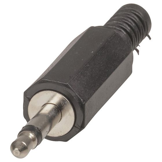 3.5MM MINIATURE PLUG - BLACK