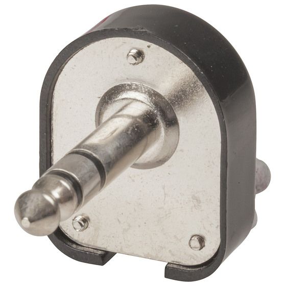 Jaycar 6.5mm Stereo Right Angle Plug – Bakelite Body